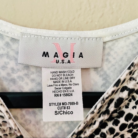 Body Con Snake Skin Print waist tie side slit maxi - Picture 4 of 5